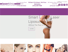 Tablet Screenshot of laserklinic.com